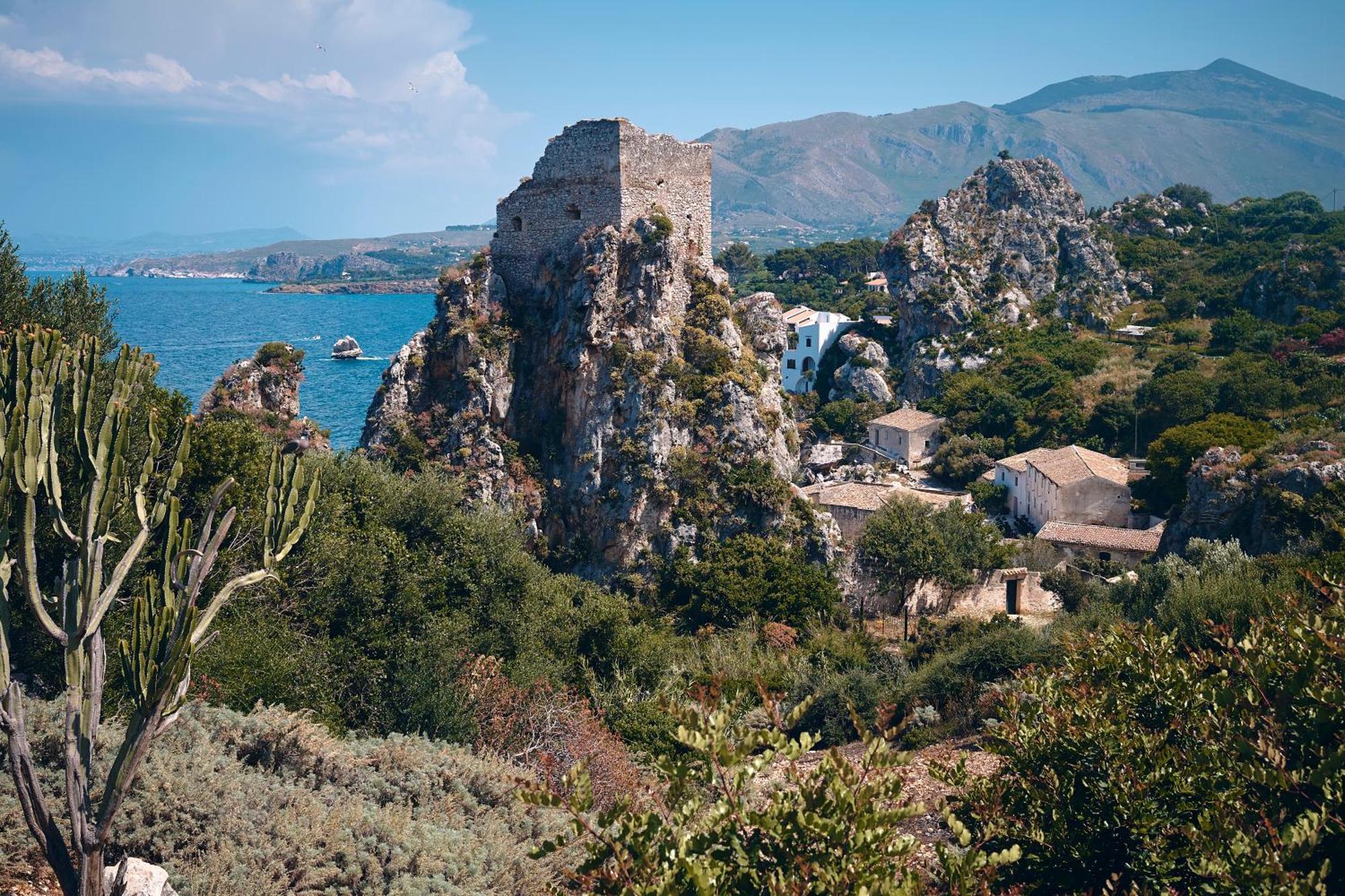 Апартаменты Torre Di Scopello Скопелло Экстерьер фото