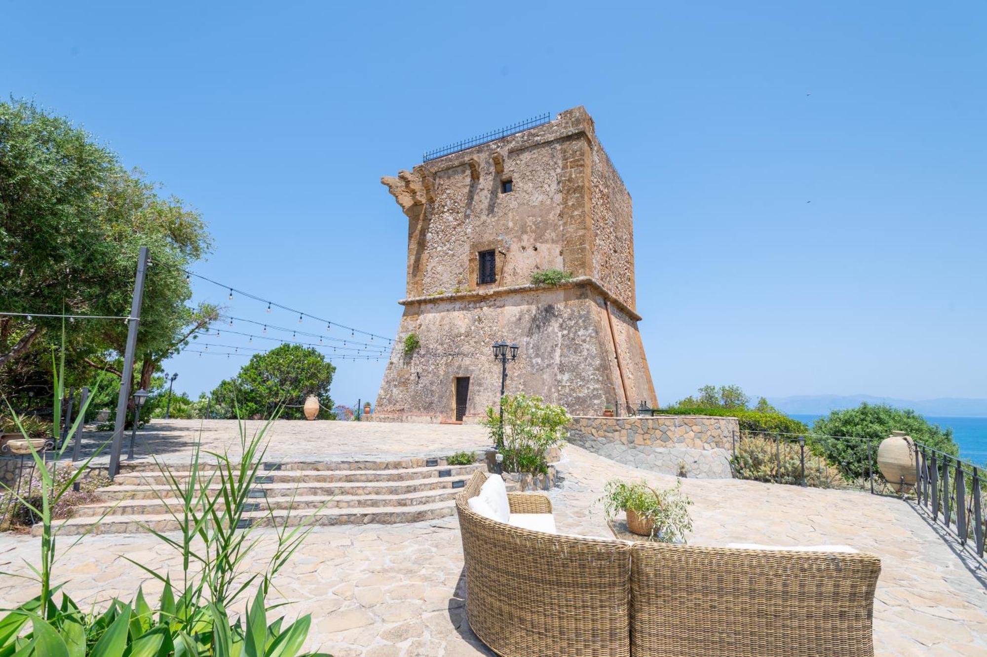 Апартаменты Torre Di Scopello Скопелло Экстерьер фото