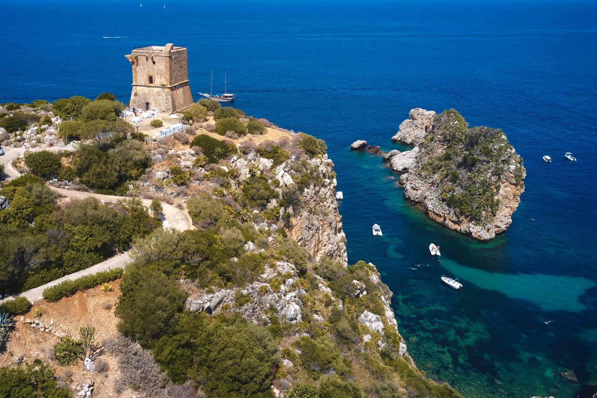 Апартаменты Torre Di Scopello Скопелло Экстерьер фото
